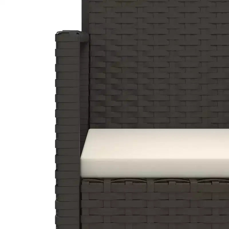 vidaXL Banc de terrasse Banc de jardin durable rectangulaire moderne