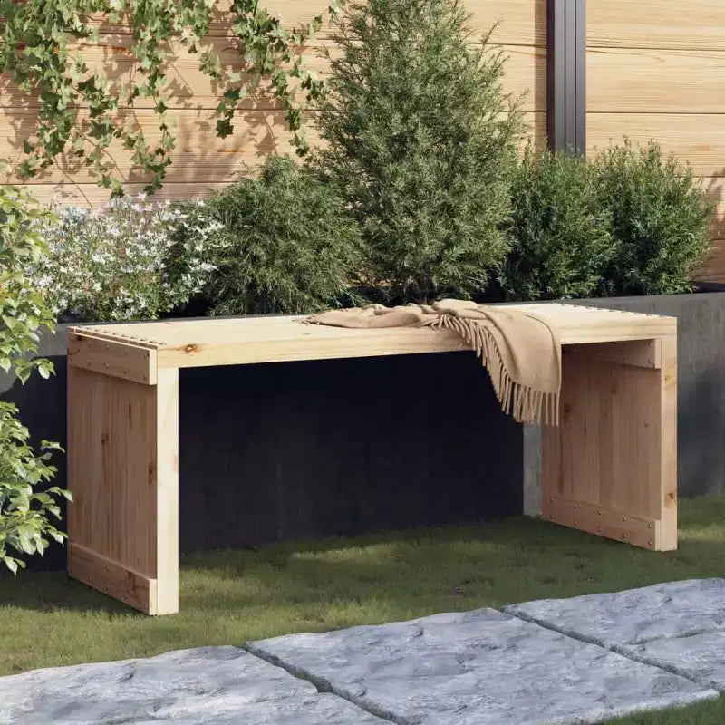 Banc de jardin - Siège d'extérieur extensible en bois massif