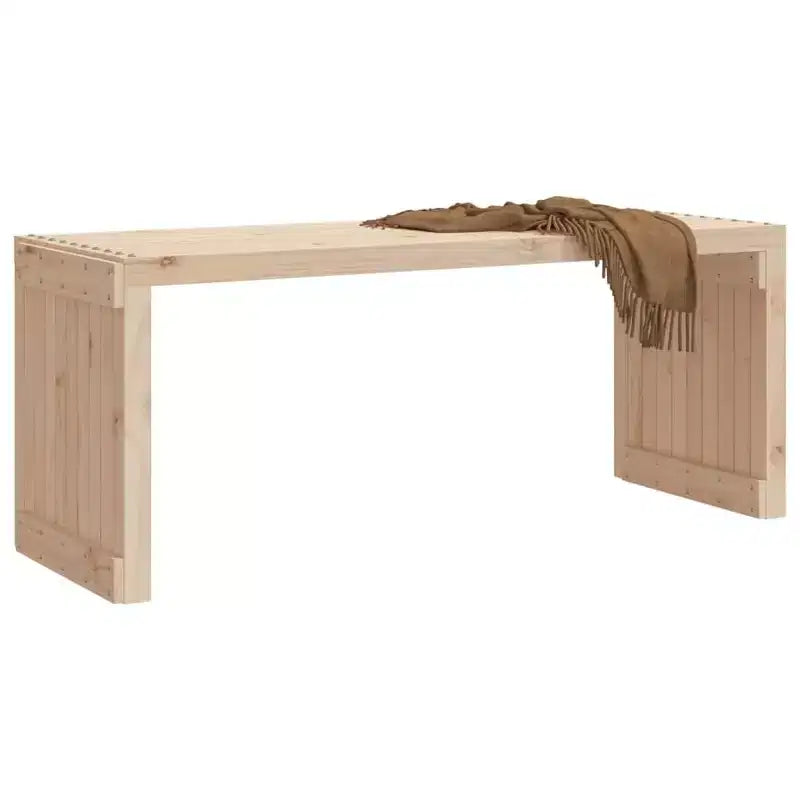 Banc de jardin - Siège d'extérieur extensible en bois massif