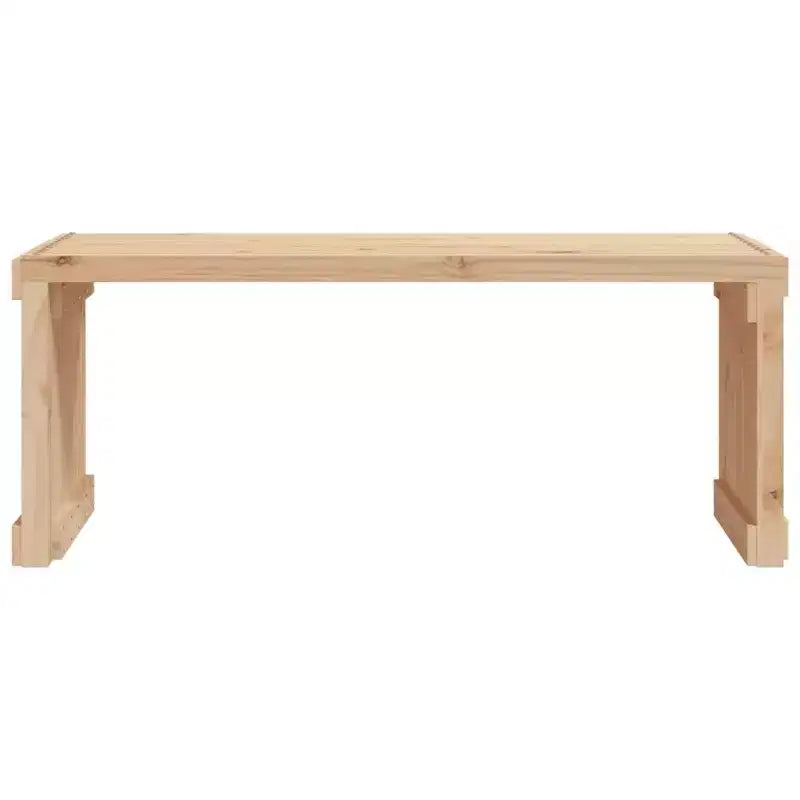 Banc de jardin - Siège d'extérieur extensible en bois massif