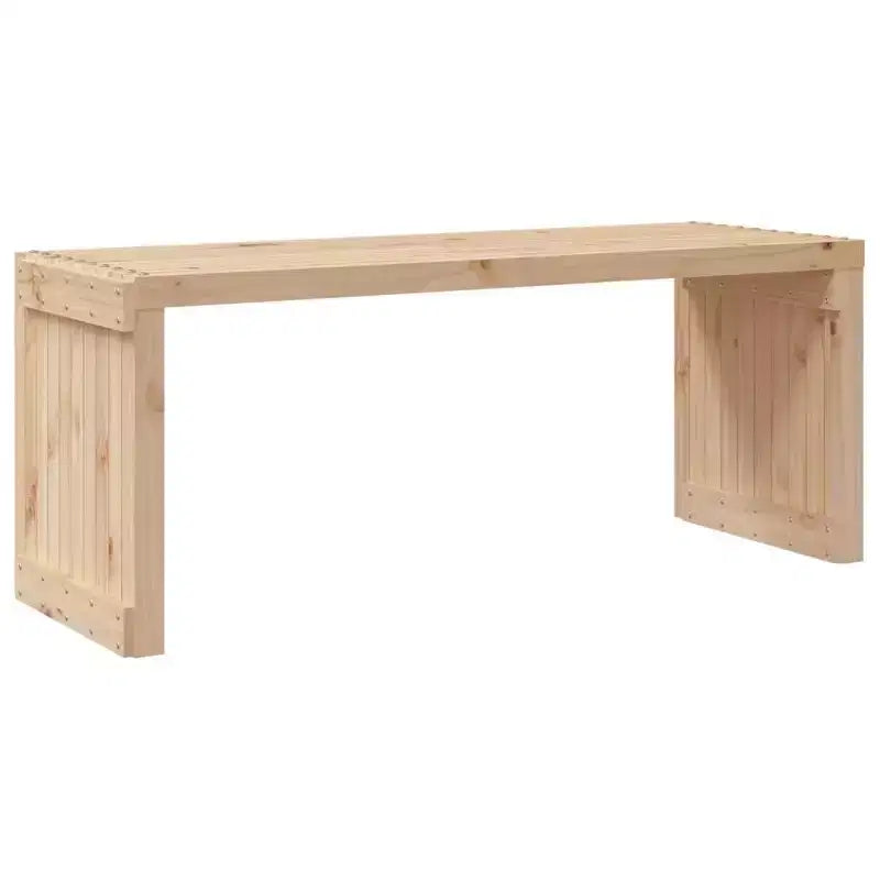 Banc de jardin - Siège d'extérieur extensible en bois massif
