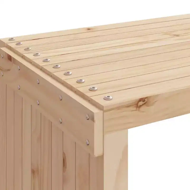 Banc de jardin - Siège d'extérieur extensible en bois massif
