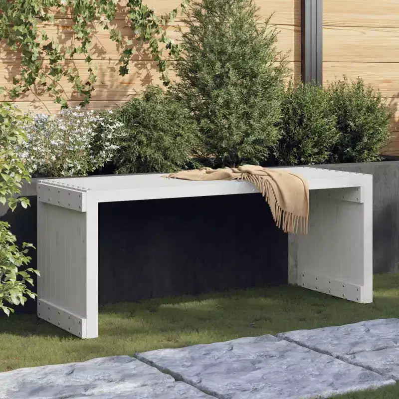Banc de jardin - Siège d'extérieur extensible en bois massif