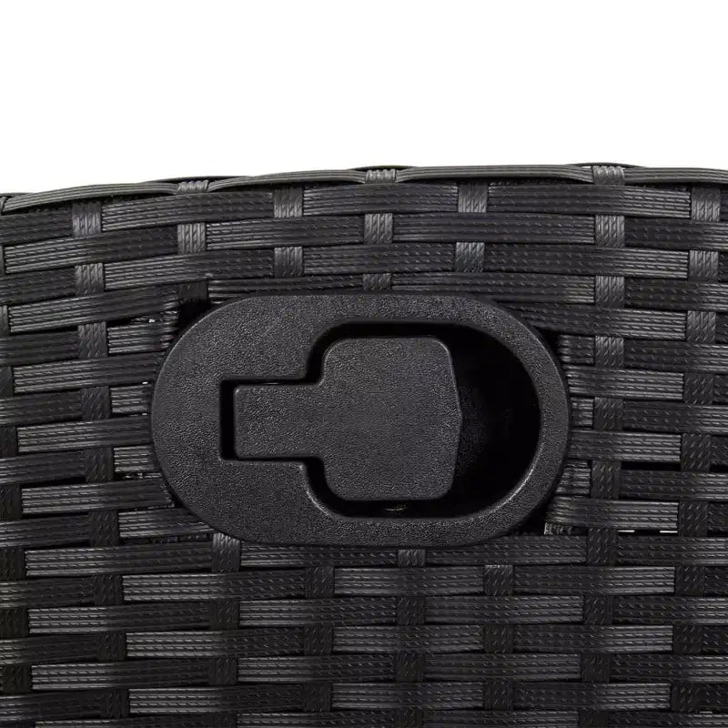 vidaXL Banc de jardin inclinable avec coussins en résine tressée
