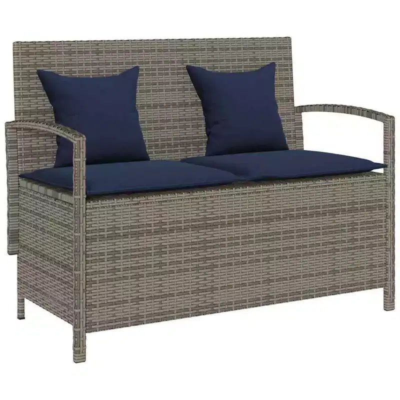 Banc de jardin d'extérieur VidaXL avec options de couleur et design confortable