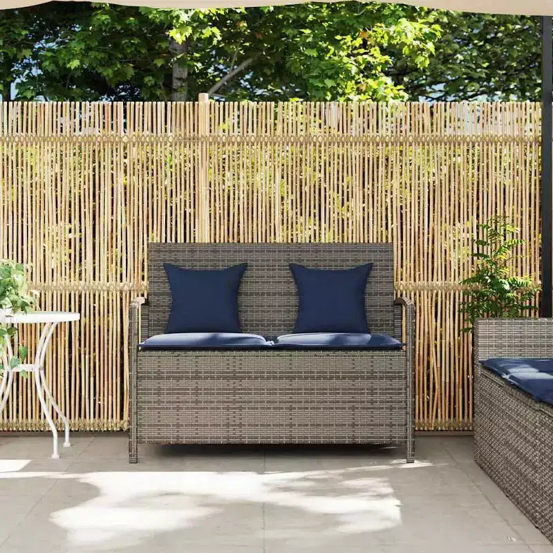Banc de jardin d'extérieur VidaXL avec options de couleur et design confortable