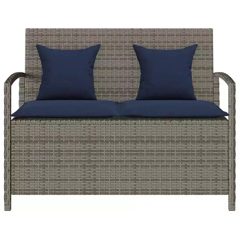 Banc de jardin d'extérieur VidaXL avec options de couleur et design confortable