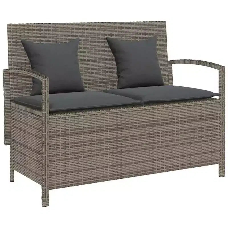 Banc de jardin d'extérieur VidaXL avec options de couleur et design confortable