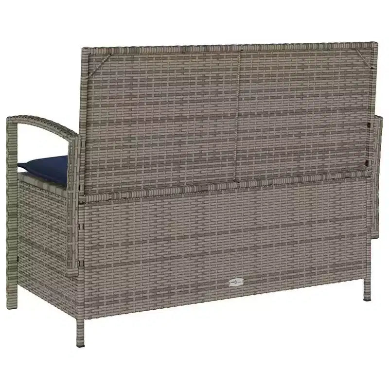 Banc de jardin d'extérieur VidaXL avec options de couleur et design confortable