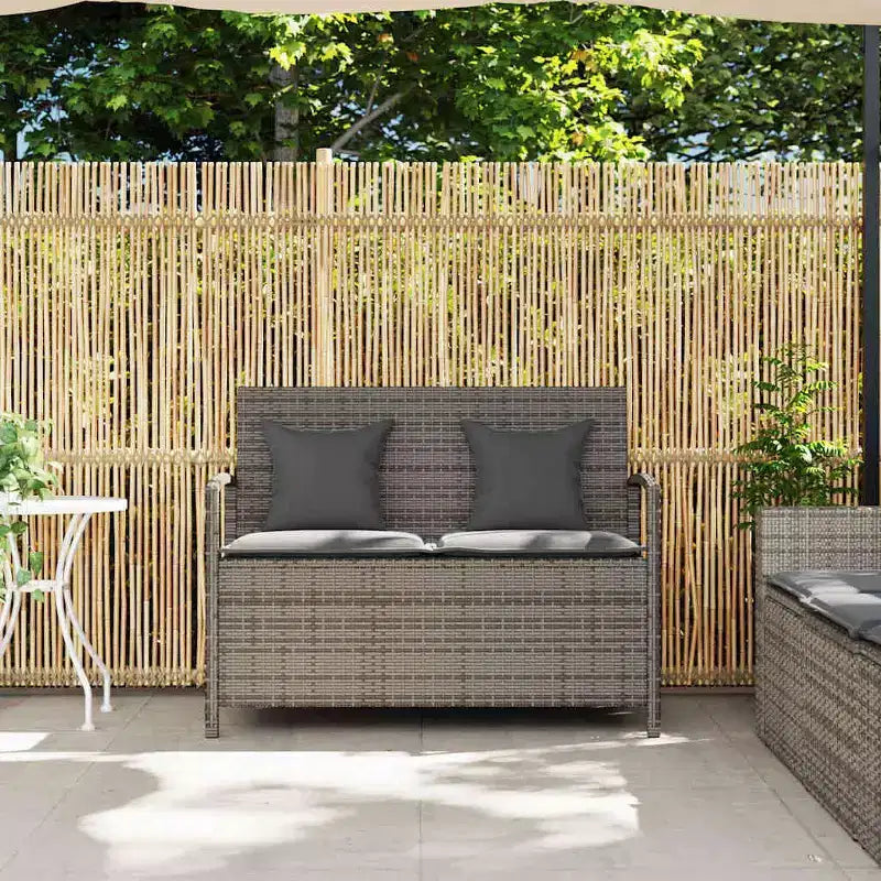 Banc de jardin d'extérieur VidaXL avec options de couleur et design confortable