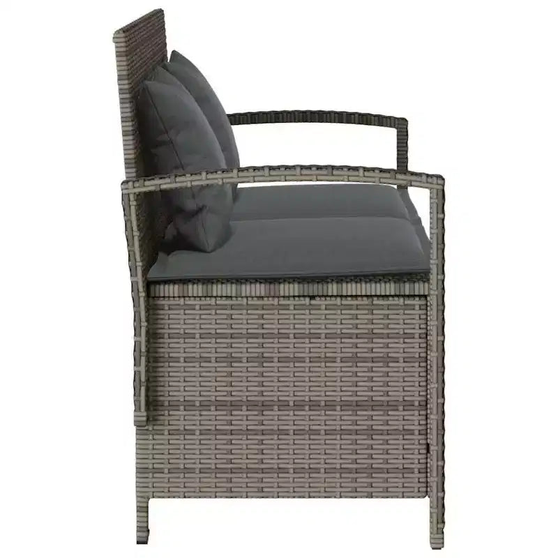 Banc de jardin d'extérieur VidaXL avec options de couleur et design confortable