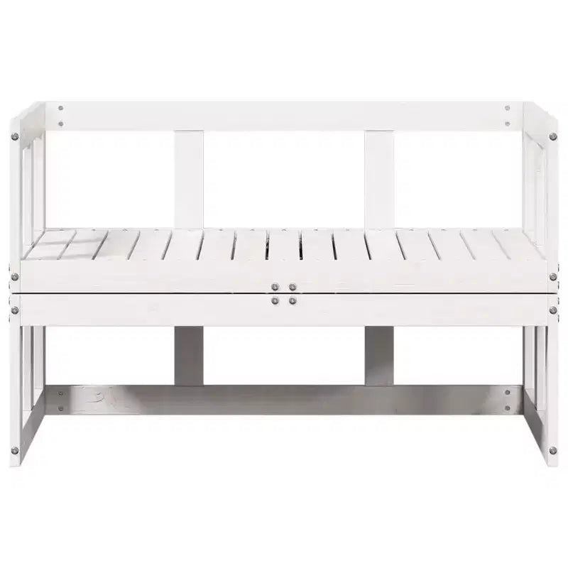 vidaXL Canapé de jardin extensible en bois massif pour l'extérieur