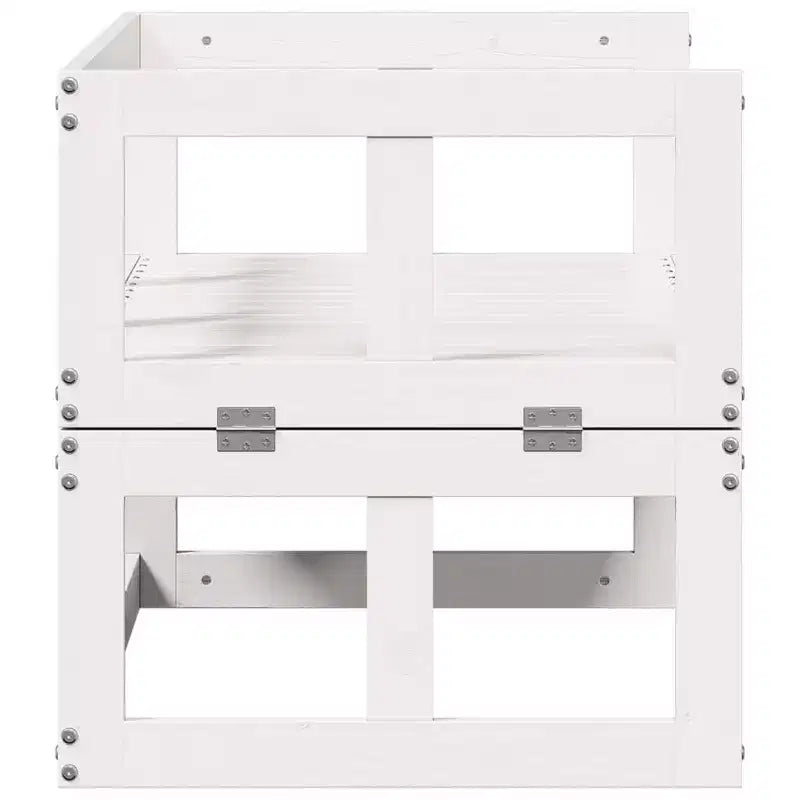 vidaXL Canapé de jardin extensible en bois massif pour l'extérieur