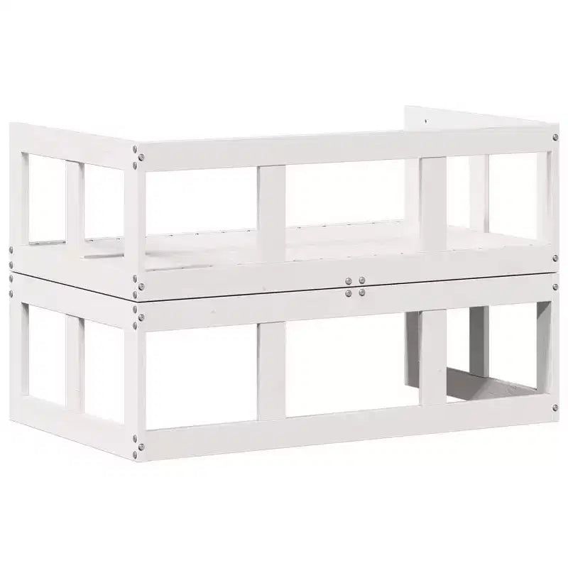 vidaXL Canapé de jardin extensible en bois massif pour l'extérieur