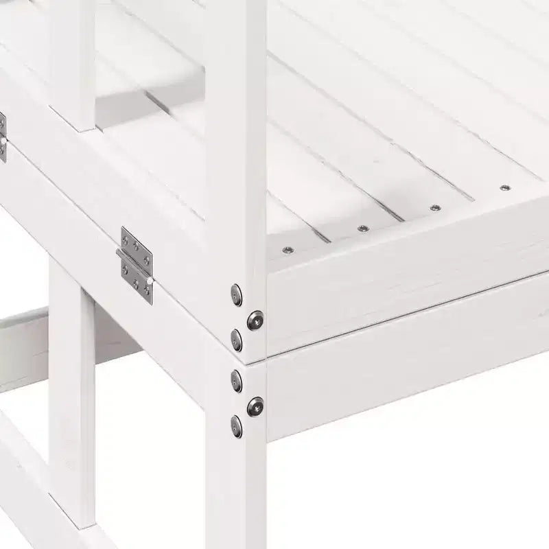 vidaXL Canapé de jardin extensible en bois massif pour l'extérieur