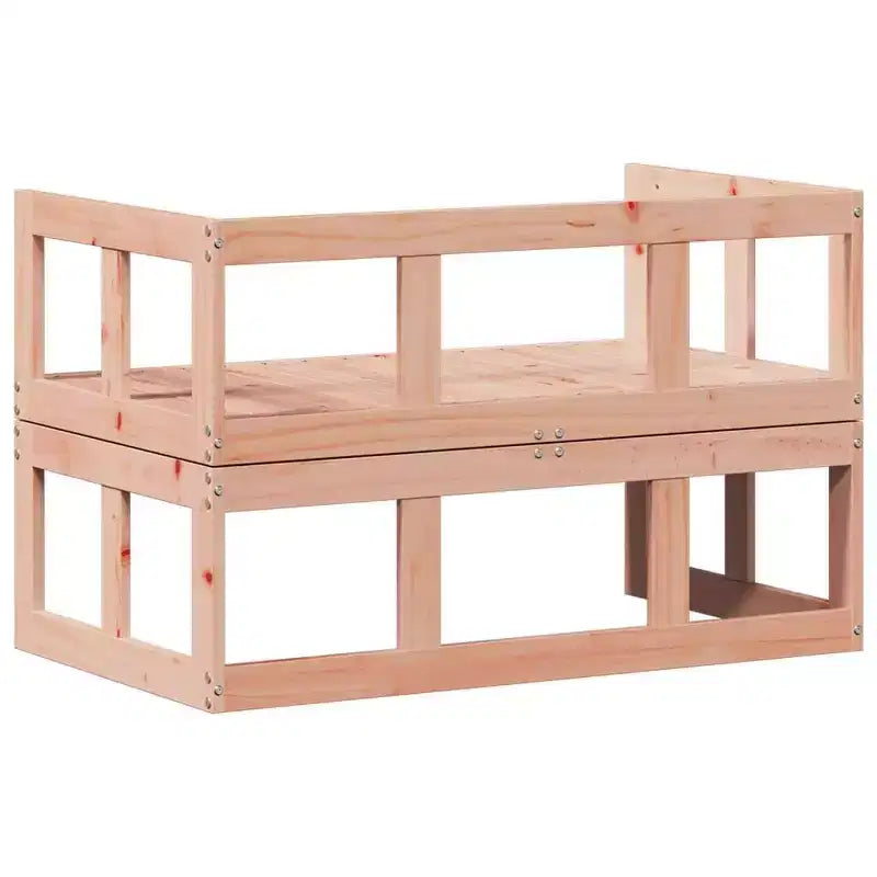 vidaXL Canapé de jardin extensible en bois massif pour l'extérieur