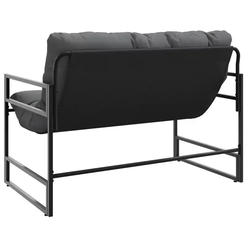 Banc de jardin avec coussin taupe