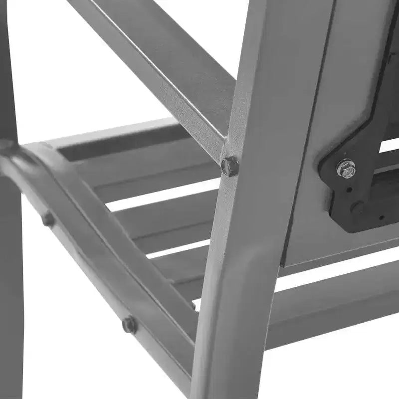 Banc de jardin en acier – Assise d'extérieur robuste pour votre jardin et votre terrasse