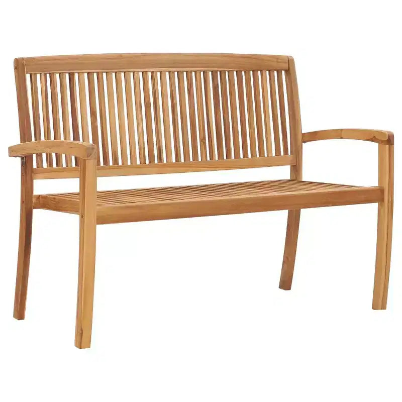 vidaXL Banc d'extérieur Banc de jardin pour porche, balcon, en bois de teck massif