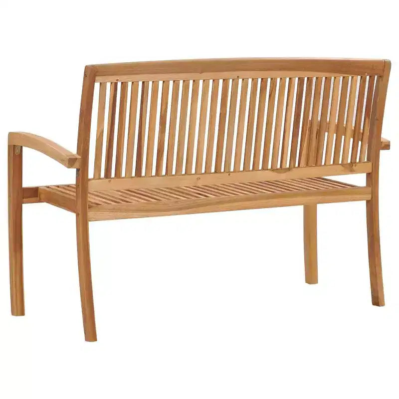 vidaXL Banc d'extérieur Banc de jardin pour porche, balcon, en bois de teck massif