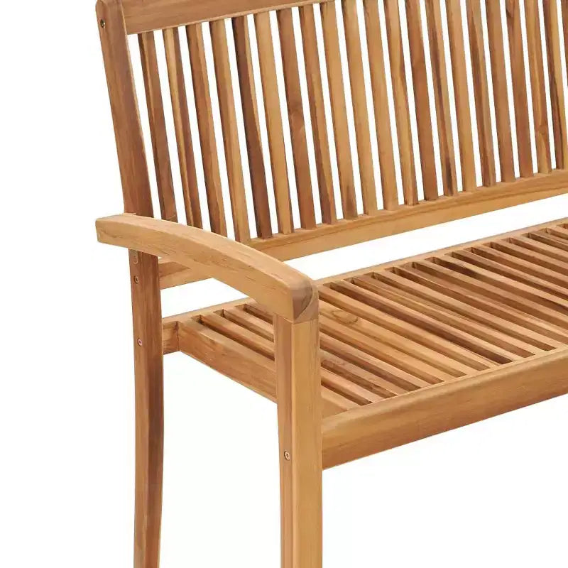 vidaXL Banc d'extérieur Banc de jardin pour porche, balcon, en bois de teck massif