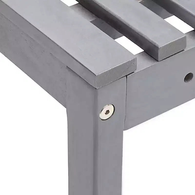 Banc d'angle de patio vidaXL, Banc d'extérieur en bois, Bois d'acacia massif