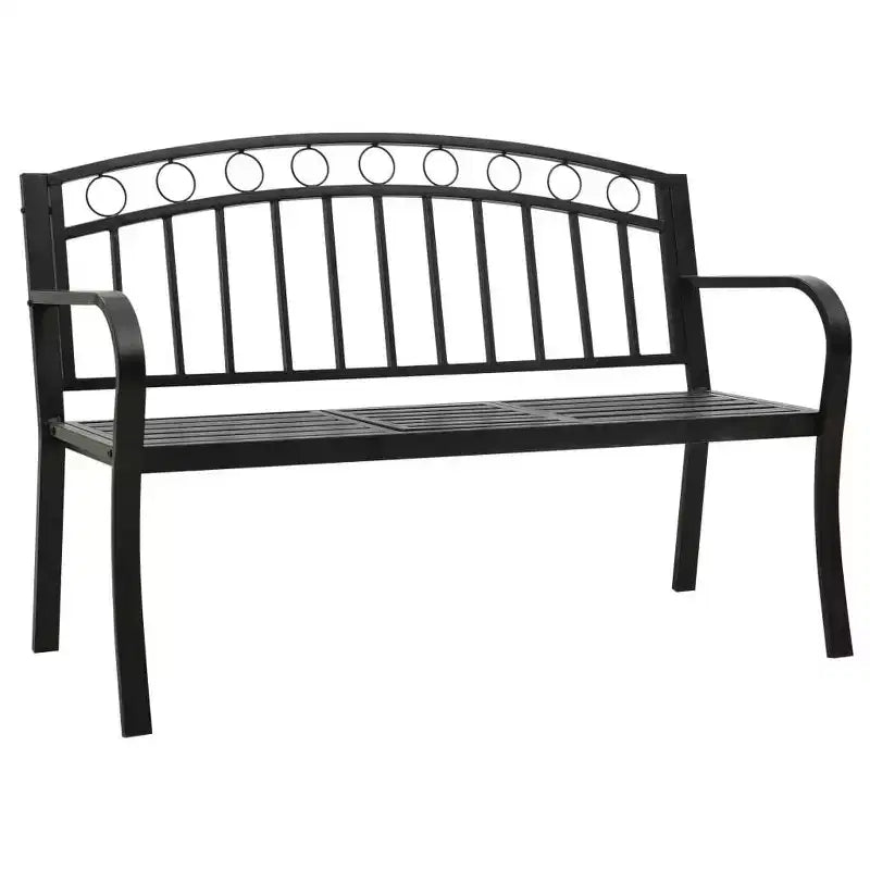 vidaXL Garden Bench Powder-coated steel Medium Durable