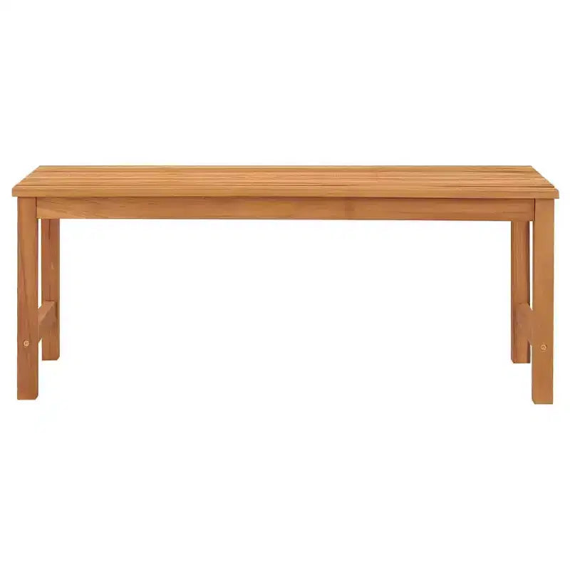 Banc de jardin vidaXL, intérieur/extérieur pour entrée, jardin, bois de teck massif