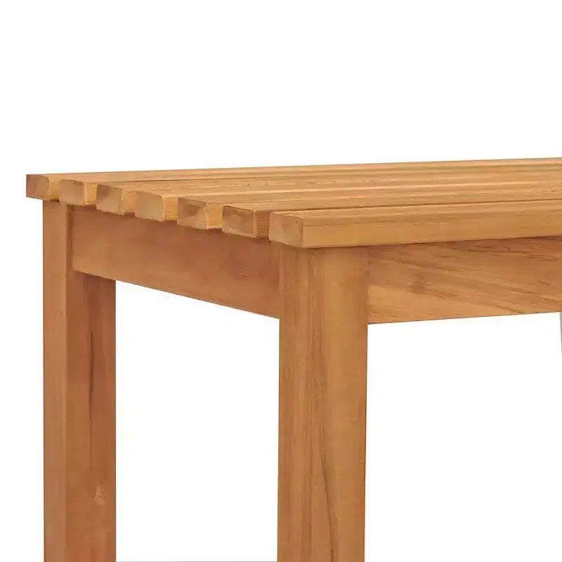 Banc de jardin vidaXL, intérieur/extérieur pour entrée, jardin, bois de teck massif