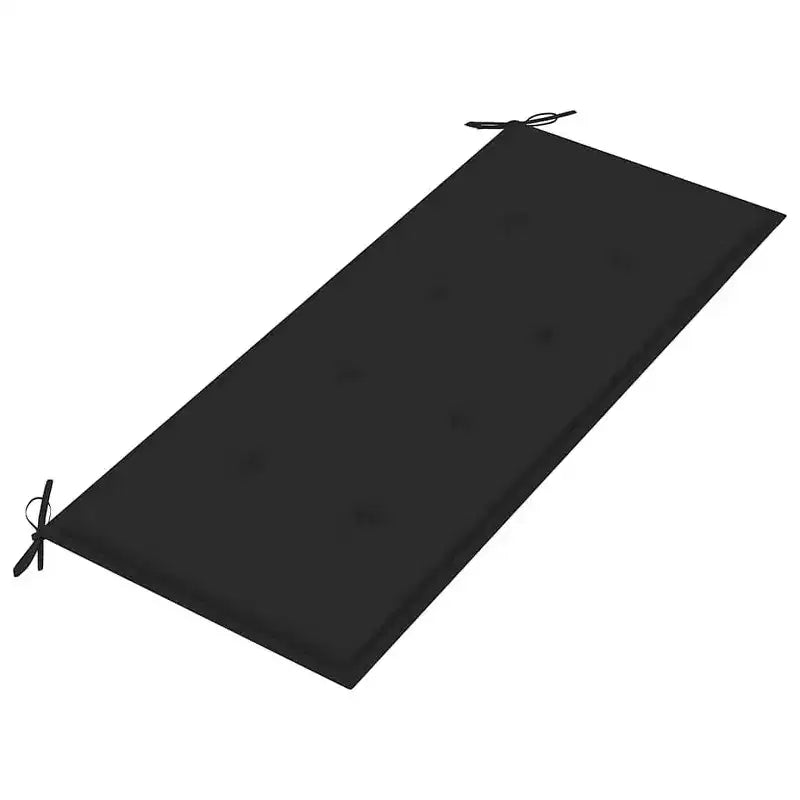 vidaXL Banc de jardin Batavia avec coussin, causeuse de terrasse en teck massif