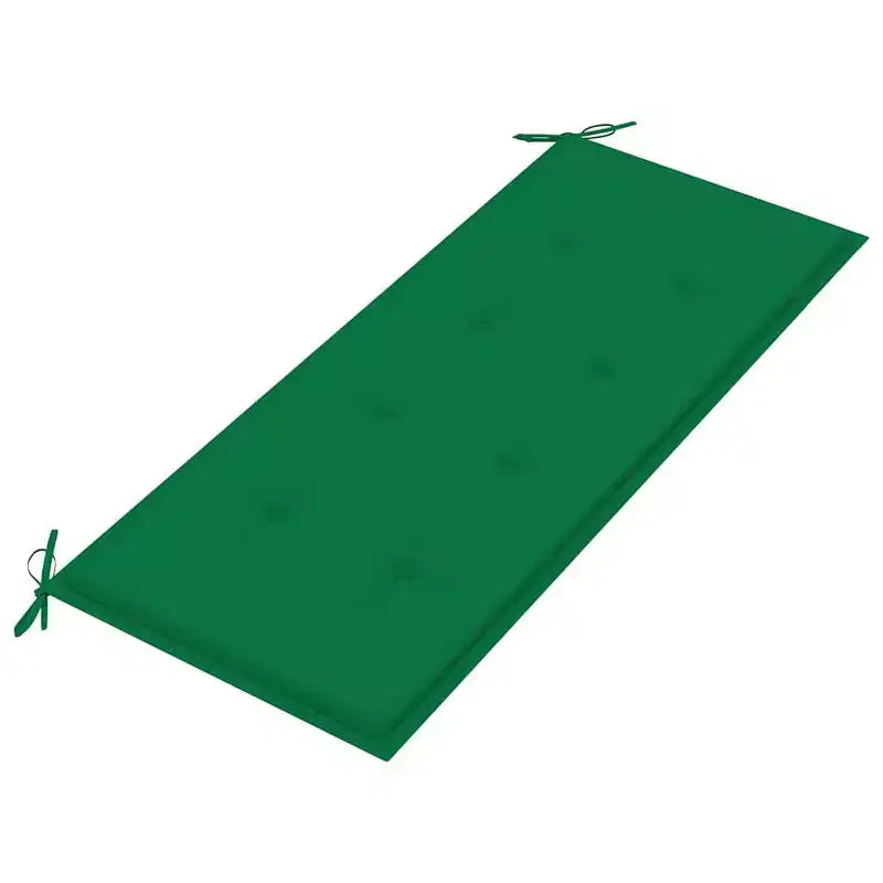 vidaXL Banc de jardin Batavia avec coussin, causeuse de terrasse en teck massif