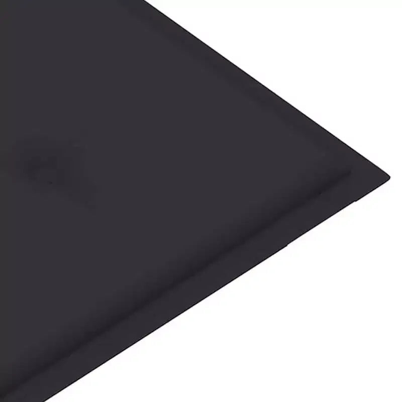vidaXL Banc de jardin Batavia avec coussin, causeuse de terrasse en teck massif