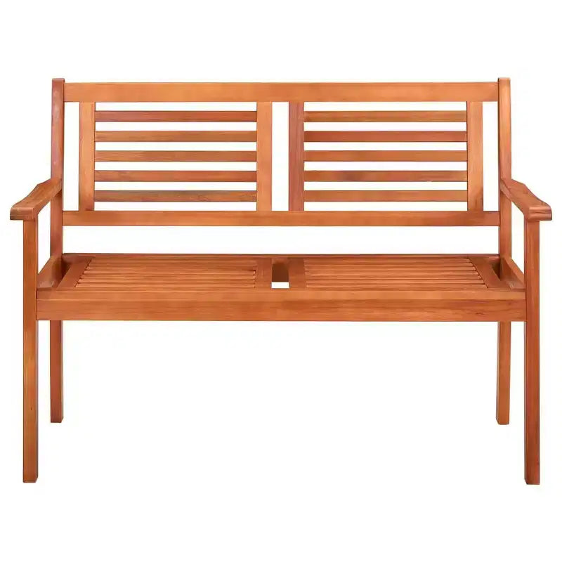 3-Seater Garden Bench - Solid Eucalyptus Wood