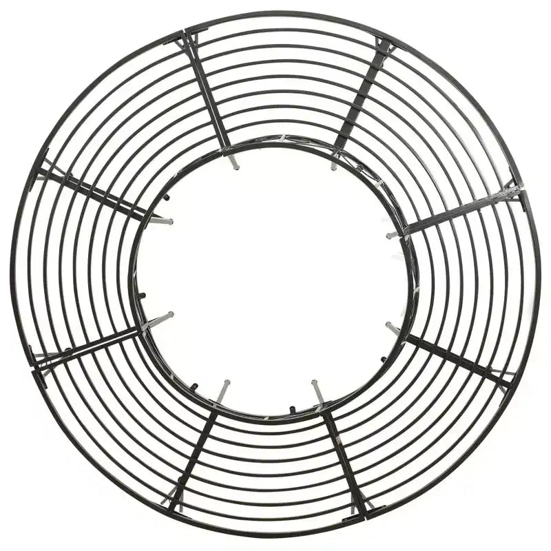 vidaXL Banc de jardin en acier 160 cm de diamètre Banc de jardin rond