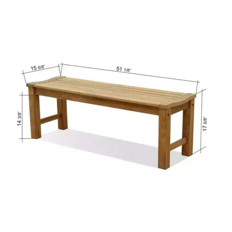 Banc de patio en teck Amazonia 100 % FSC