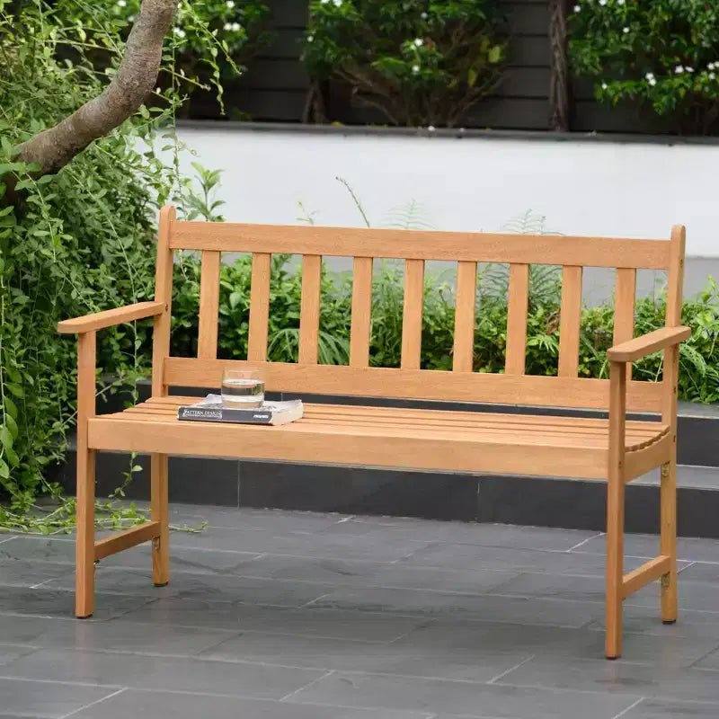 Banc de jardin Amazonia en bois de teck finition 100 % FSC