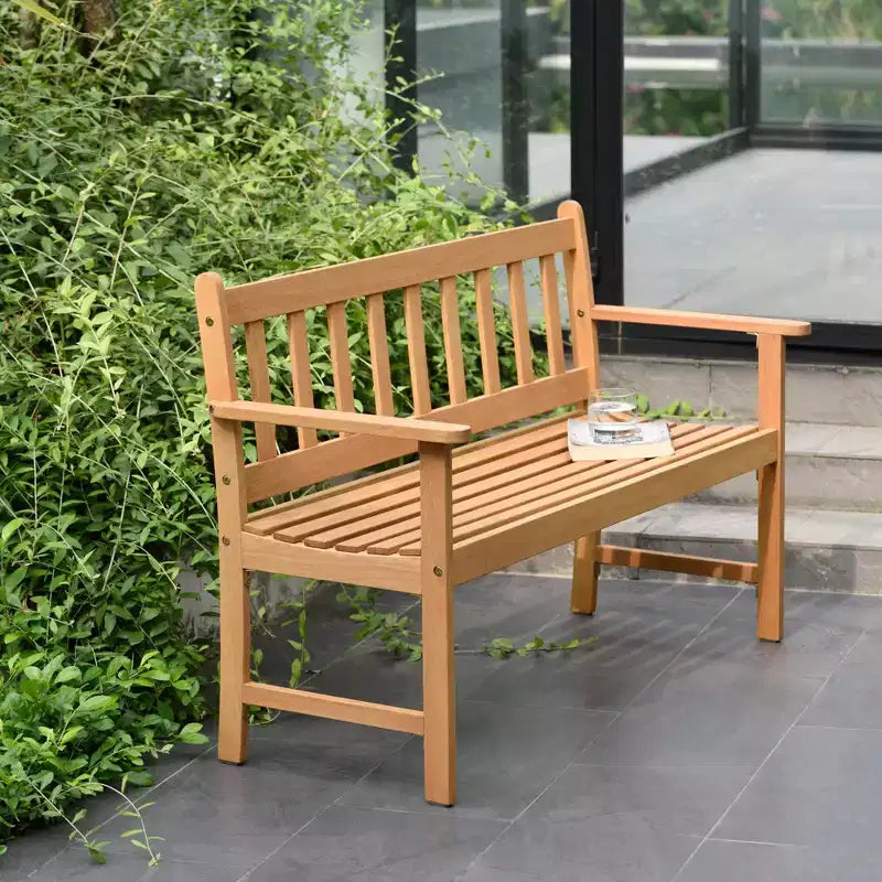 Banc de jardin Amazonia en bois de teck finition 100 % FSC