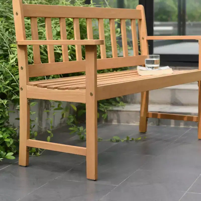 Banc de jardin Amazonia en bois de teck finition 100 % FSC