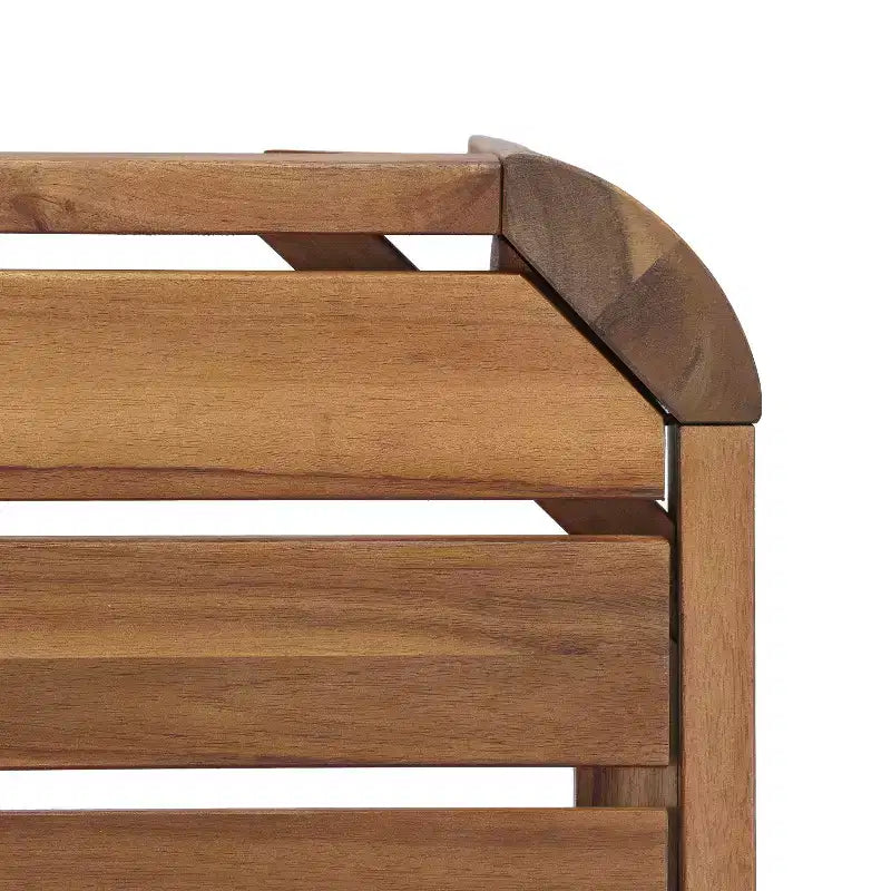Banc de patio Christopher Knight Home Pierre moderne en bois d'acacia avec design à lattes