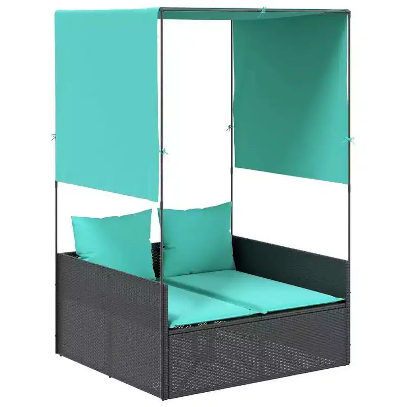 vidaXL Patio Double Sun Lounger
