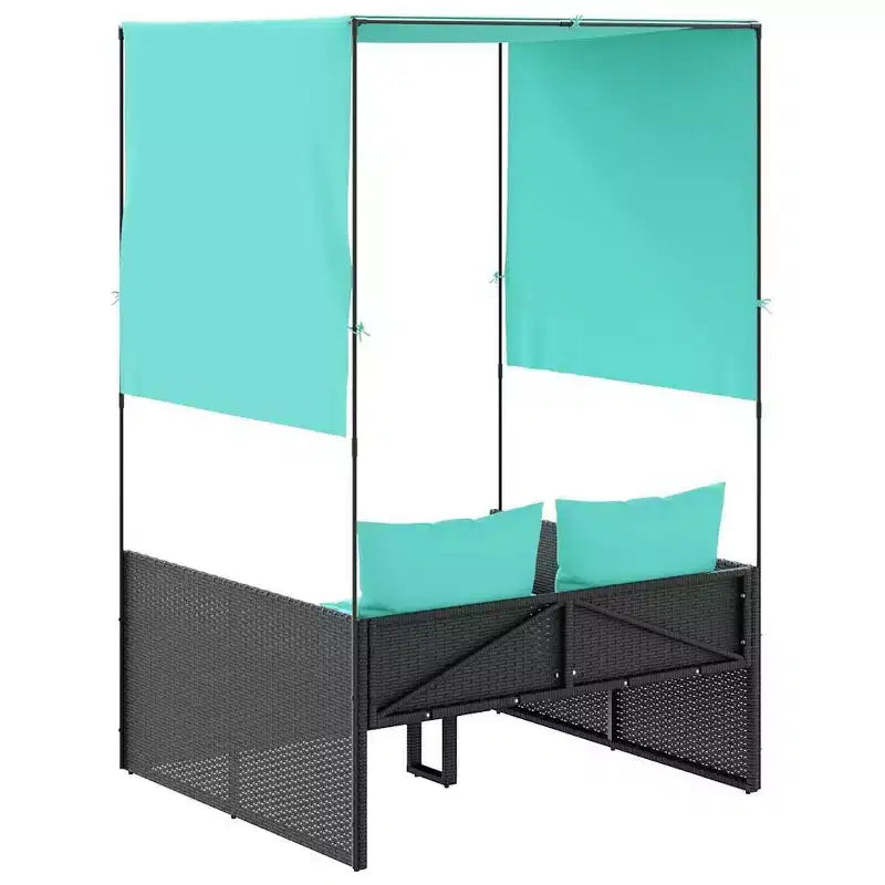 vidaXL Bain de soleil double pour patio