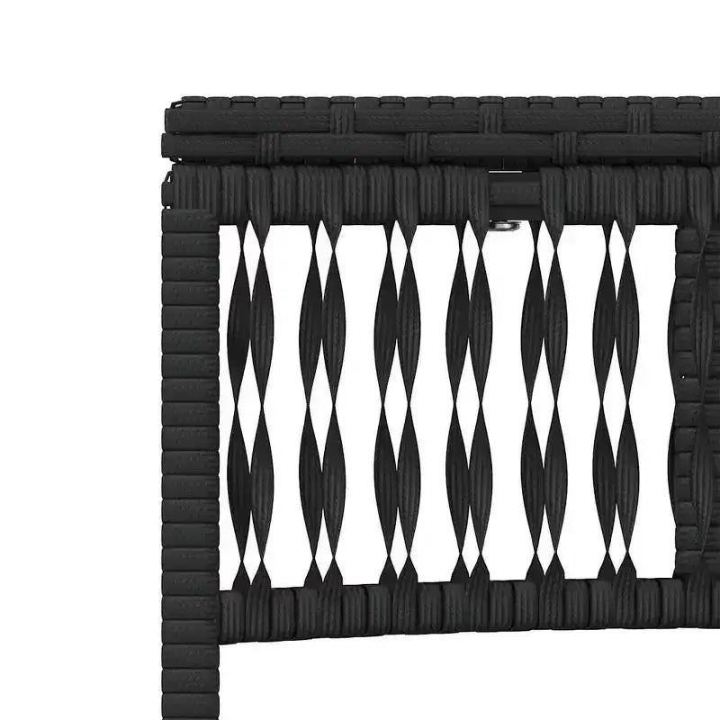 vidaXL Bain de soleil en rotin PE, acier poudré Standard