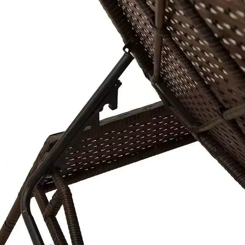 vidaXL Chaise longue de jardin en rotin PE Extra longue Repose-pieds réglables