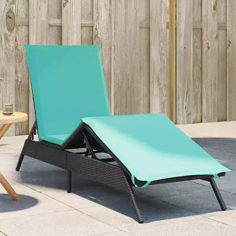 vidaXL Chaise longue de jardin en rotin PE Extra longue Repose-pieds réglables