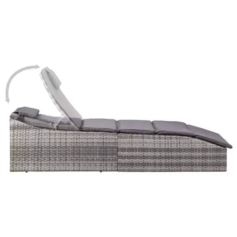 vidaXL Chaise longue et
