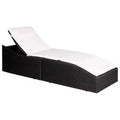 vidaXL Chaise longue et