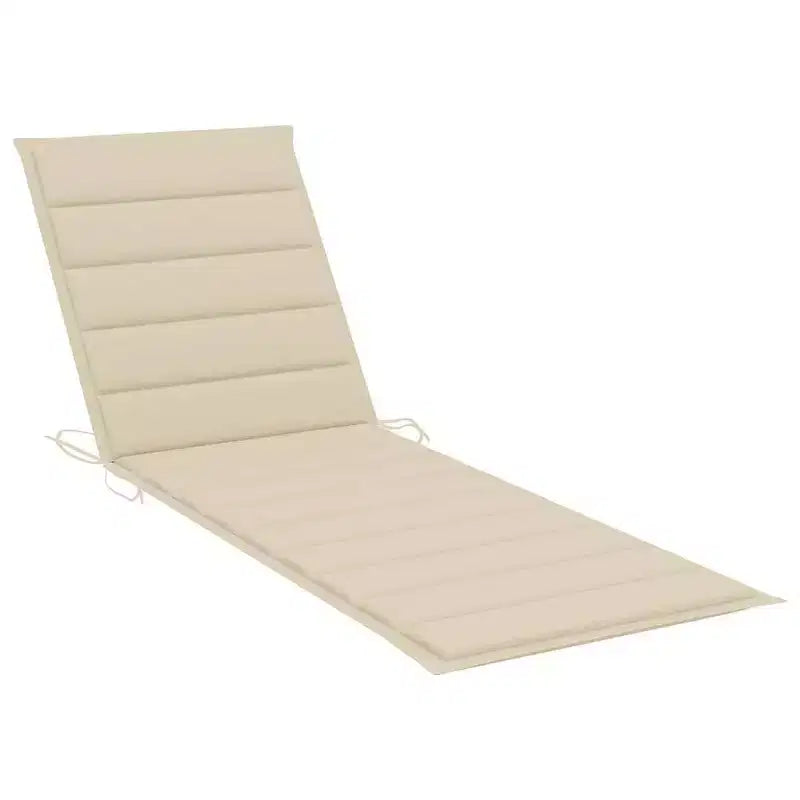 vidaXL Chaise longue Bambou naturel, (coussins)