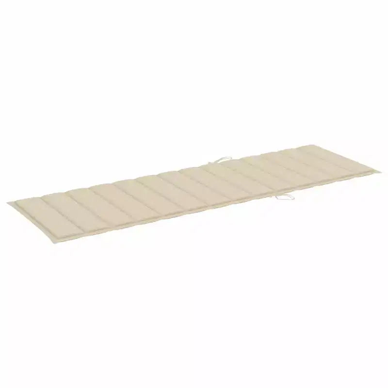 vidaXL Chaise longue Bambou naturel, (coussins)