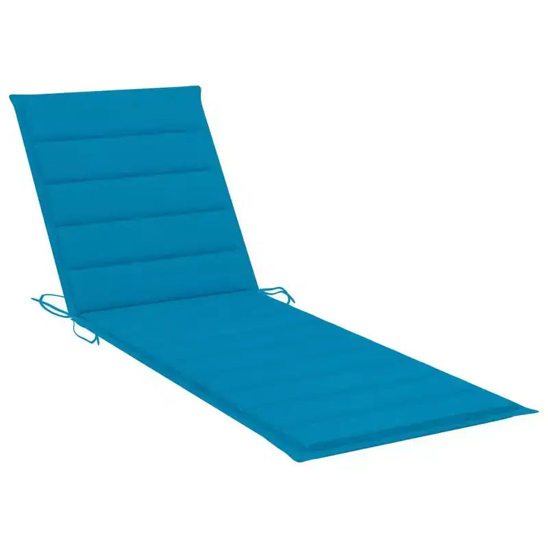 vidaXL Chaise longue Bambou naturel, (coussins)