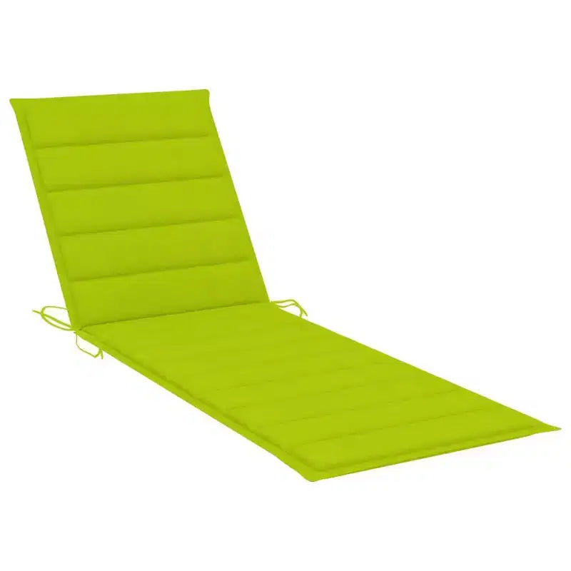 vidaXL Chaise longue Bambou naturel, (coussins)